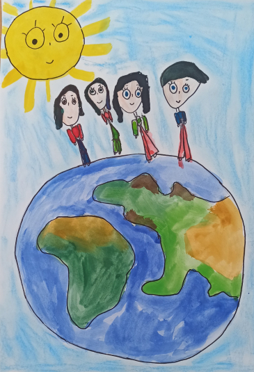 JÁ A MOJE RODINA, NA SVĚTĚ JE JEDINÁ - výstava obrázků z výtvarné soutěže mateřských škol