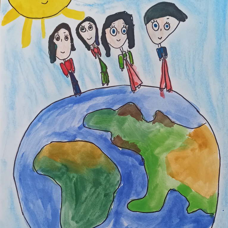 JÁ A MOJE RODINA, NA SVĚTĚ JE JEDINÁ - výstava obrázků z výtvarné soutěže mateřských škol